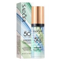 3-in-1 Color Correcting Facial Serum & Primer, Color Corrector Isolation Cream | Tone-Up Concealer | Moisturizing, Oil Contro...