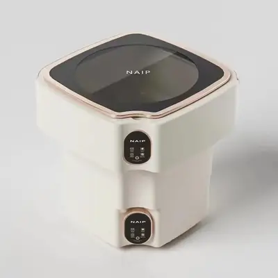 Foldable Portable Washing Machine, 10L Large Capacity Washing Machine for Outdoor, Camping, RV, Travel Use, Mini Washing Mac...