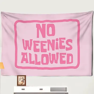 Letter Graphic Tapestry, 1 Count Hanging Tapestry, Sweet Furniture, Funny Tapestry for Girl Bedroom Art Wall Living Room Deco...