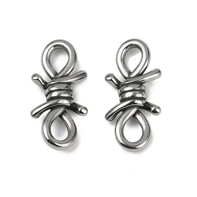 316 Surgical Stainless Steel Knot Connector Charms