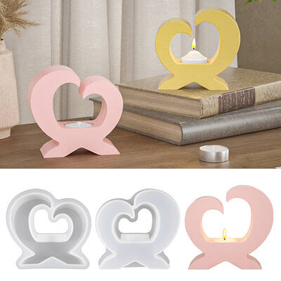 DIY Silicone Candle Holder Molds