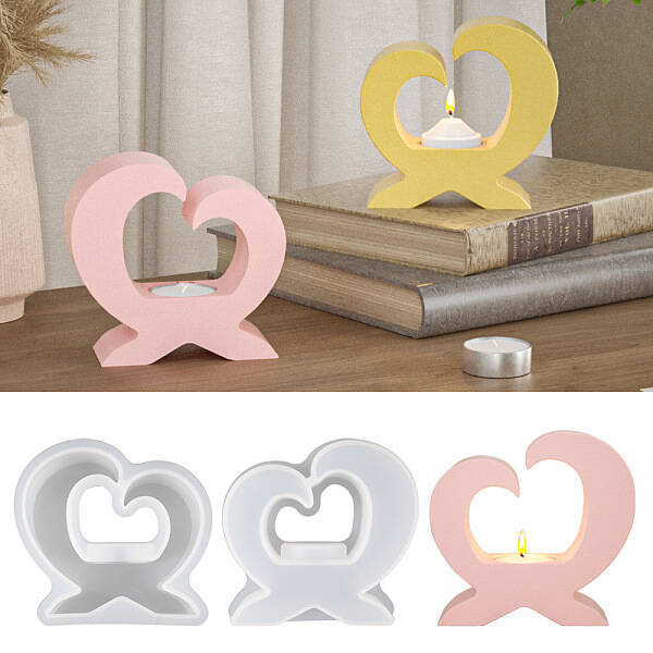 DIY Silicone Candle Holder Molds