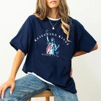 Rejecting Kings Since 1776 Protest T-Shirt, No Kings Shirt, Pro Democracy Shirt, Anti Authoritarianism Tee, Resist Shirt, Lib...