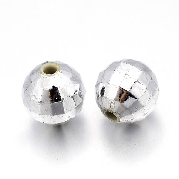 Faceted Acrylic Beads