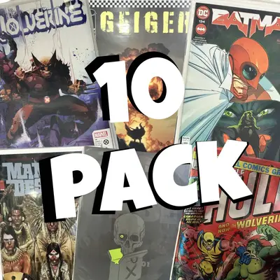 10-Pack of Comics for All Ages - Perfect Gift Set for Superhero Movie Fans New Readers Bonus Freebies Horror Gifting Indie Ge...
