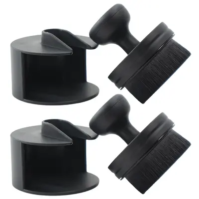 VIKING Tire Shine Applicator Brushes, Automotive Tire Dressing Applicator Brush, Storage Stand Included for Tire Detailing an...