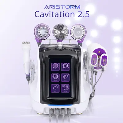 Refurbished - Aristorm Ultrasonic 40K Cavitation 6 in 1 Body Sculpting Facial Skin Care Beauty Machine for Spa Salon Studio H...