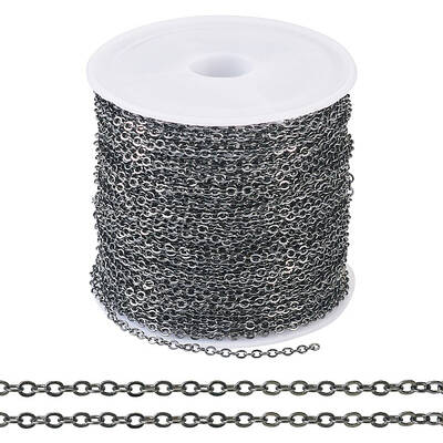 Brass Coated Iron Flat Cable Chains