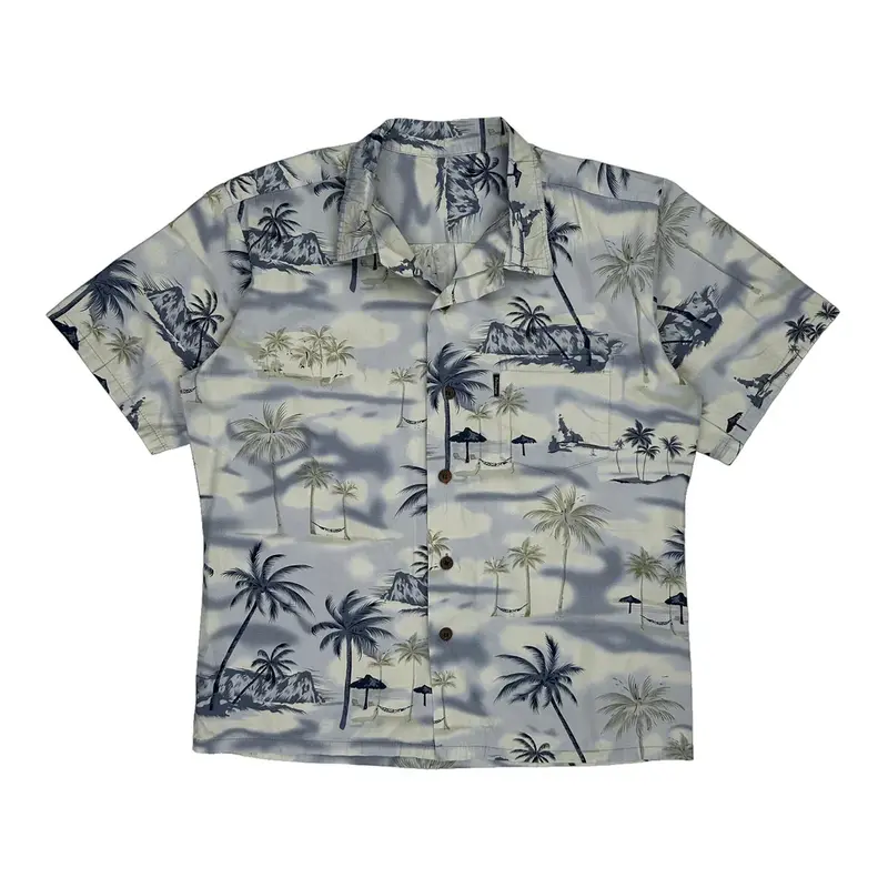 Unbranded Hawaiian Shirt - XL Multicoloured Cotton