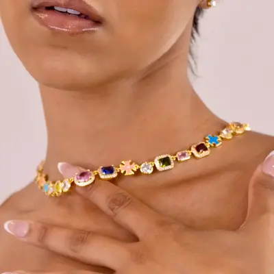 Solstice Gemstone Necklace (Unisex)