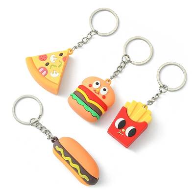 PVC Plastic Pendant Keychain