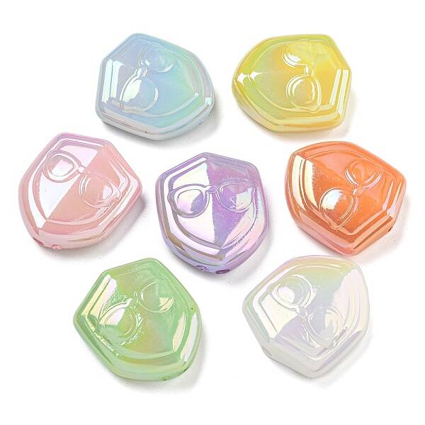 UV Plating Opaque Acrylic Beads