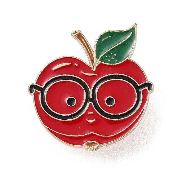 Teacher's Day Theme Rack Plating Light Gold Alloy Brooches