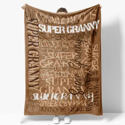 Personalized Name Rustic Color Blanket Family Gift - Aperturee
