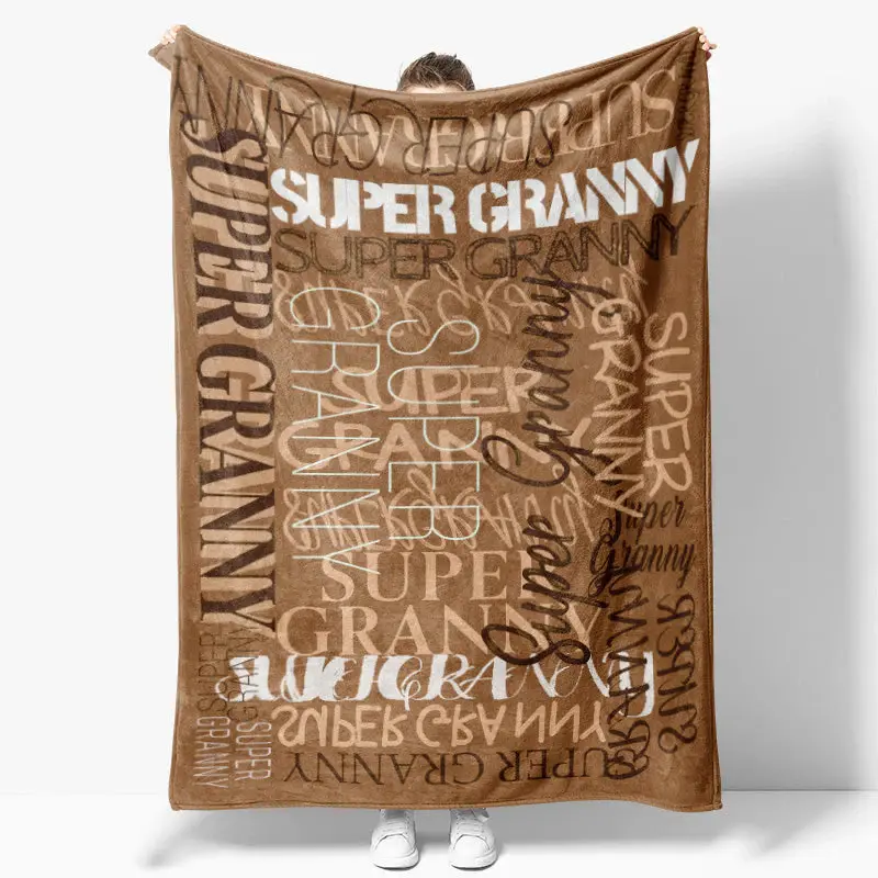 Personalized Name Rustic Color Blanket Family Gift - Aperturee