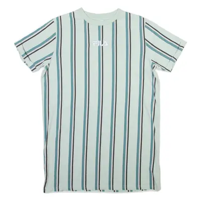 FILA Striped Mens T-Shirt Blue Crew Neck XS