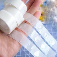 Clear Dot Double Sided Tape, 200pcs/set Double Sided Adhesive Dot Tape, Scrapbooking & Journal Making Tool for DIY Craft