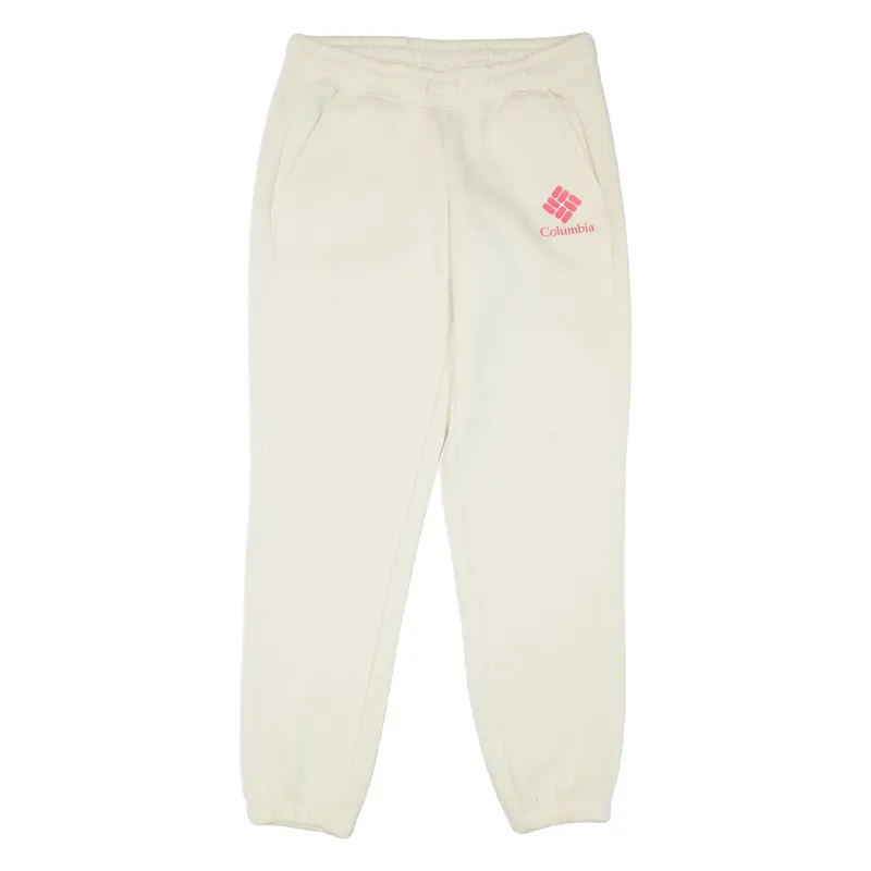 COLUMBIA Womens Joggers Cream Tapered S W30 L30