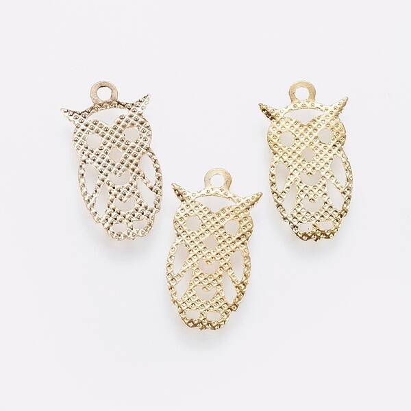 Iron Filigree Pendants