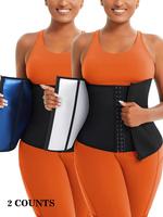 Women's Plain Zipper Waist Trainer, Basic Tummy Control Hook Closure Fajas Colombianas Shaper, Women's Tummy Control Clothing...