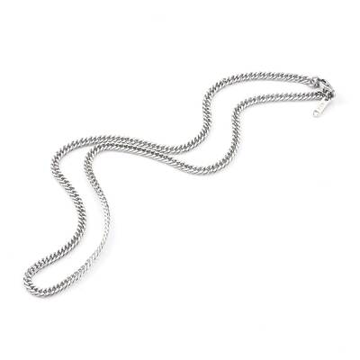 Non-Tarnish 304 Stainless Steel Diamond Cut Cuban Link Chain Necklaces