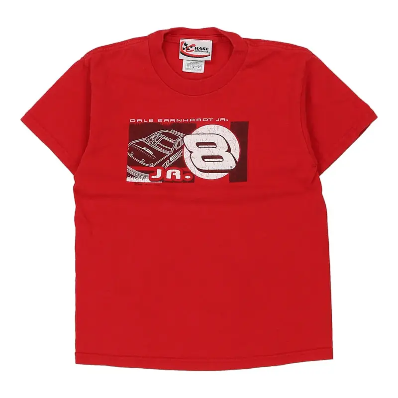 Age 7 Chase Authentics Nascar T-Shirt - Medium Red Cotton