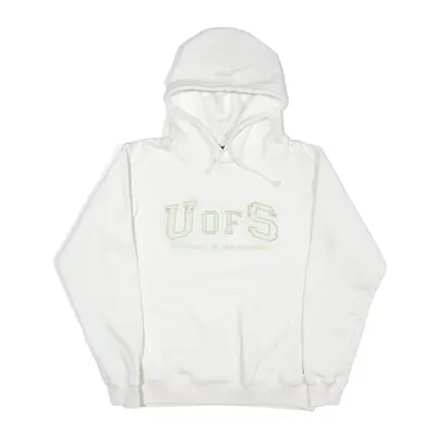 HOTLINE University Of Saskatchewan USA Hoodie White Pullover Womens S