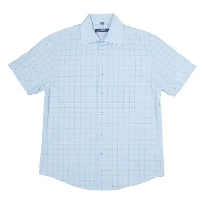 BEN SHERMAN Mens Shirt Blue Gingham M