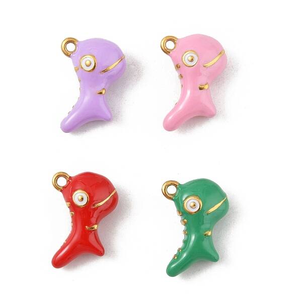 304 Stainless Steel Enamel Pendants
