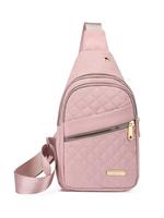 Women's Graphic Quilted Fanny Pack for Gift, Fall Multi-pocket Zipper Compact Purse, Commuting Belt Bag with Strap, Suitable...