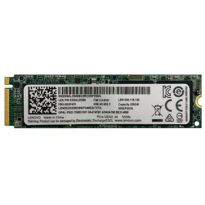 00UP470 Lenovo 256GB Triple-Level Cell PCI Express NVMe 3.0 x4 M.2 2280 Solid State Drive