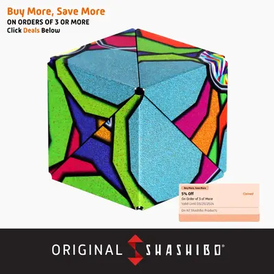 Art Worx Series - Shashibo Magnetic Puzzle Cubes infinity cube redi  cube