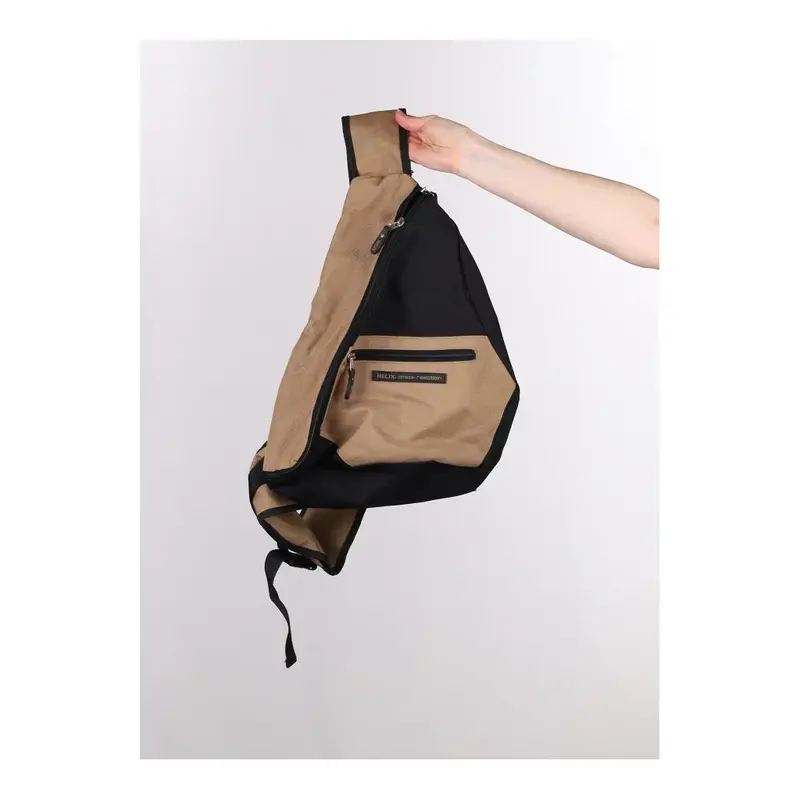 Helix Crossbody Bag - No Size Brown Polyester Blend