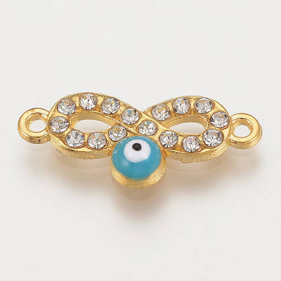 Alloy Rhinestone Links connectors