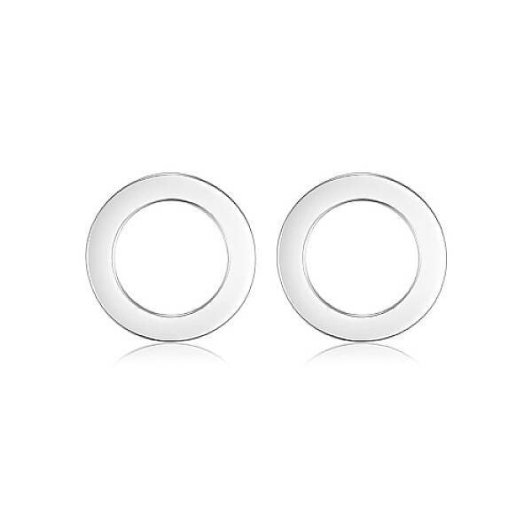 Anti-Tarnish Ring Rhodium Plated 925 Sterling Silver Stud Earrings