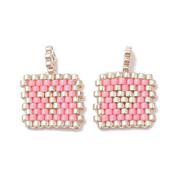 2Pcs Handmade MIYUKI Round Rocailles Seed Loom Pattern