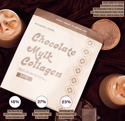 Marine Collagen - Chocolate Mylk for Skin, Hair & Health - 150 GRAM - Gluten Free GMO Free Skin Care Hair & Nail Care Healthc...