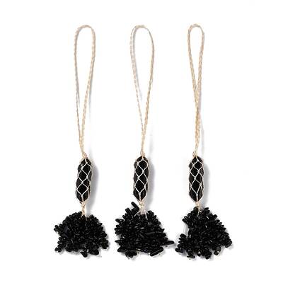 Natural Obsidian Reiki Healing Wall Hanging Pendant