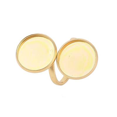304 Stainless Steel Open Cuff Ring Findings