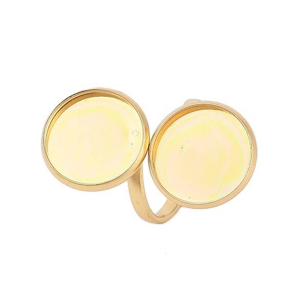 304 Stainless Steel Open Cuff Ring Findings