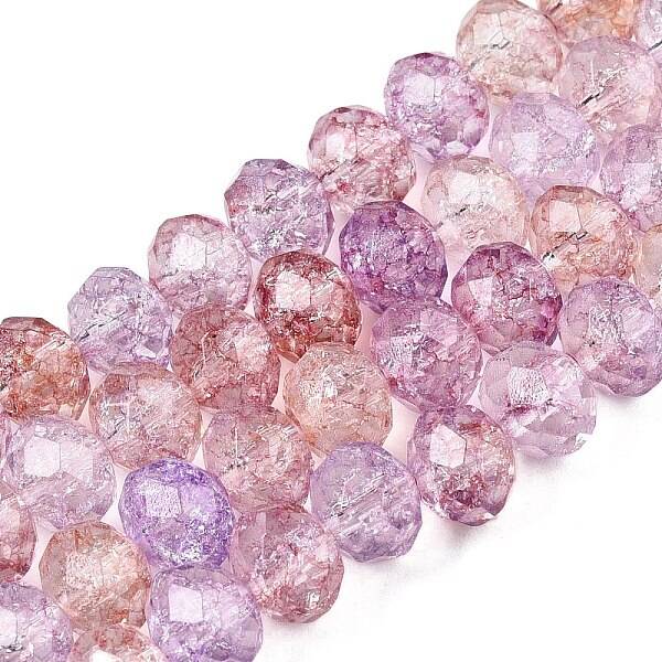 Transparent Glass Beads Strands