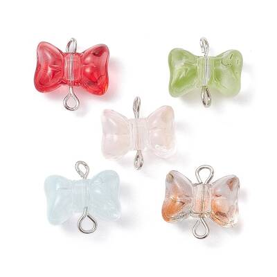 Glass Connector Charms