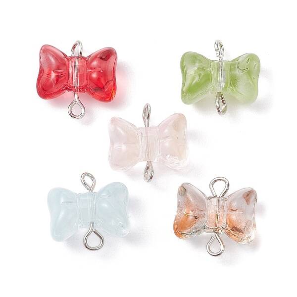 Glass Connector Charms