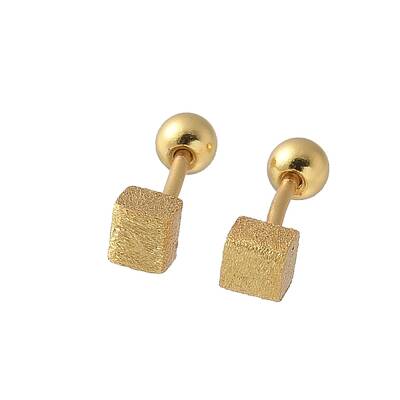 S999 Fine Silver Stud Earrings