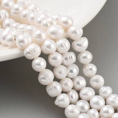 Natural Cultured Freshwater Pearl Beads Strands