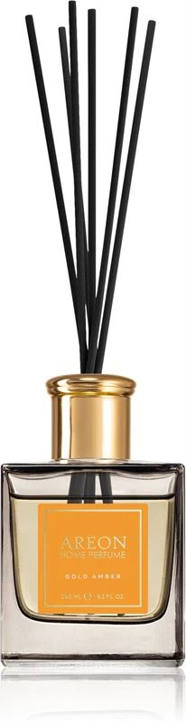 Areon Home Black Gold Amber Aroma Diffuser with Refill 150ml
