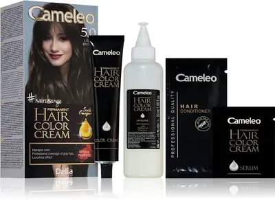 Delia Cosmetics Cameleo Omega Permanent Hair Dye Color 5.0 Light Brown