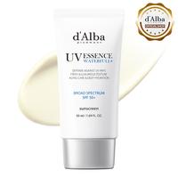 [OFFICIAL d'Alba] Waterfull UV Essence Sunscreen - Lightweight SPF 50+ PA++++ Vegan Sun Care & Facial Moisturizer (1.69 fl oz...