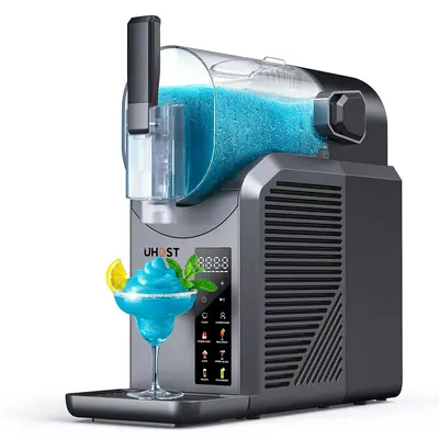 Uhost Professional Frozen Drink Maker, No Ice Needed, Slushie Machine with Self-Cleaning Function, 7 Preset Programs, Frozen ...