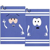 Cartoon Pattern Golf Towel, 1 Set Reversible Microfiber Golf Towel with Aliuminum Clip, Golf Accessories for Men & Women, Bir...